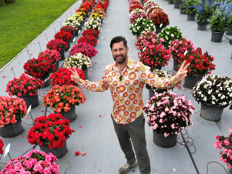 Michael Perry at Benary Summer Garden