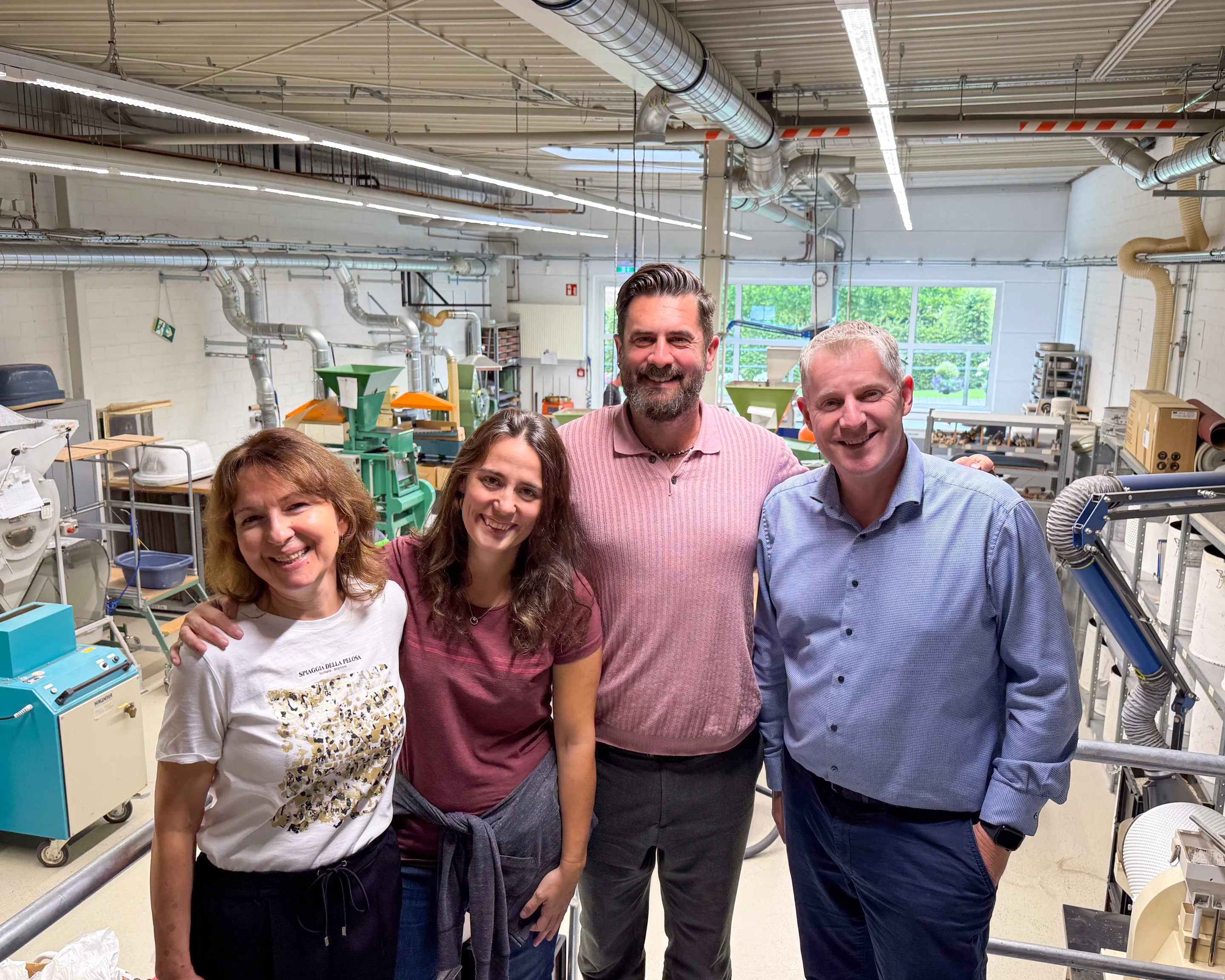 Ina Petermann, Henriette Ziermann, Michael Perry and Thomas Bousart