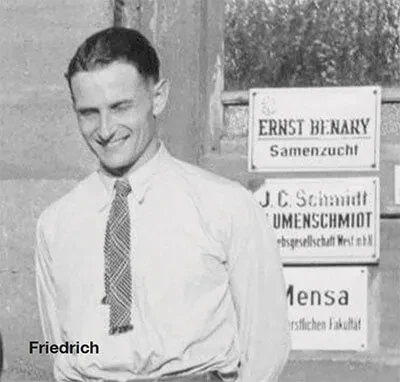 Friedrich started from scratch in 1946 in the western zone of Germany Friedrich Benary Photo black and white